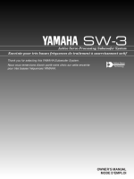 Yamaha SW-3-Owners-Manual